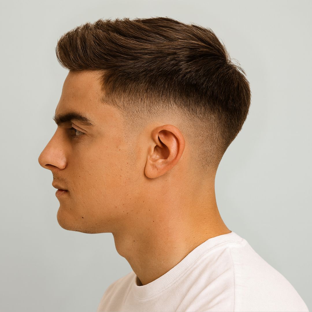 Mid skin fade